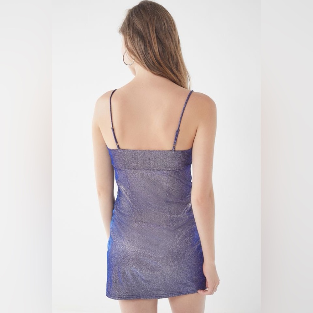 Urban Outfitters Purple Glitter Dress - Picture 4 of 8